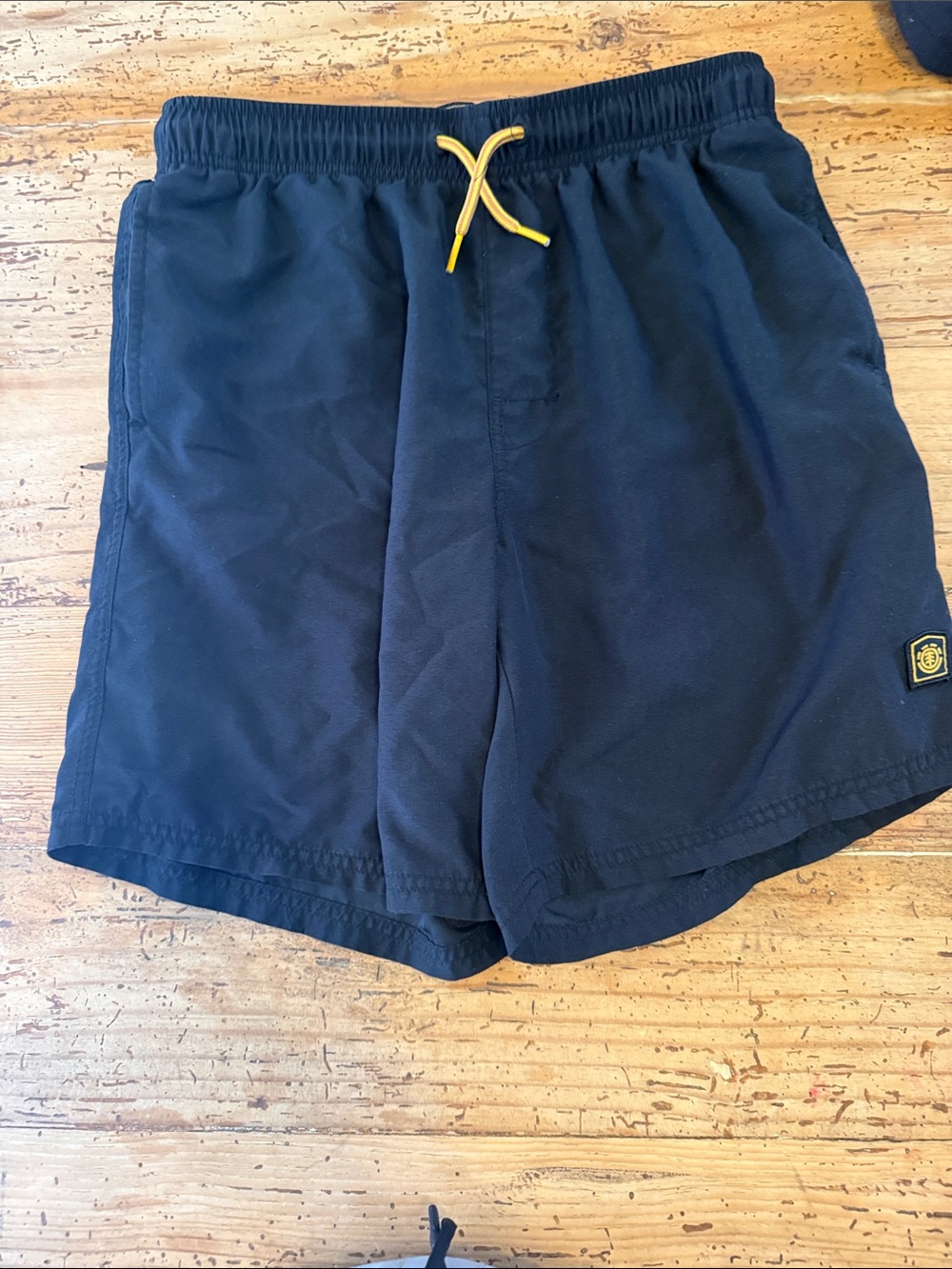 Black Element Drawstring Casual Shorts